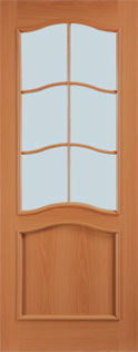 Межкомнатная дверь Глория 12-1 ПО шпон миланского ореха