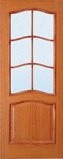 Межкомнатная дверь Глория 12-2 ПО шпон вишни