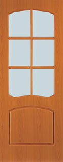 Межкомнатная дверь Коралл 52-3 ПО шпон вишни
