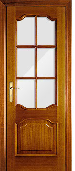 Дверь межкомнатная 1092  Ромб Красное дерево (Волховец)