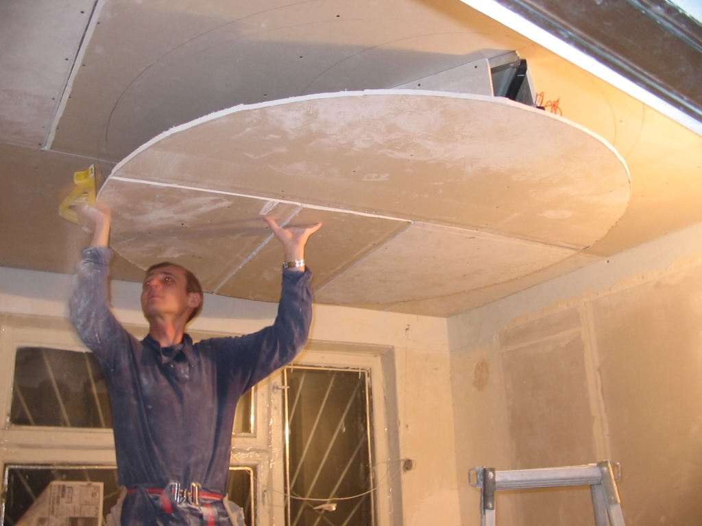 Как сделать подвесной потолок из гипсокартона